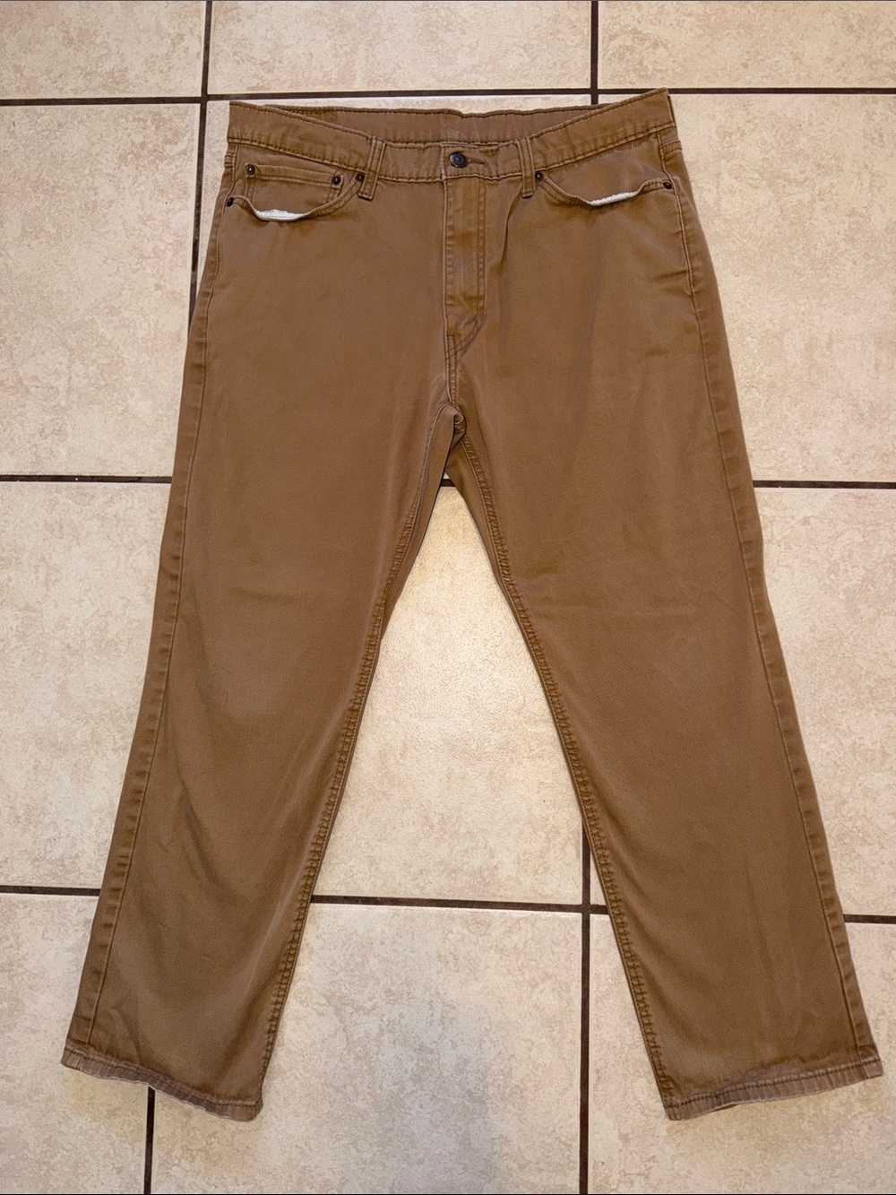 Men's Casual Chinos in Brown